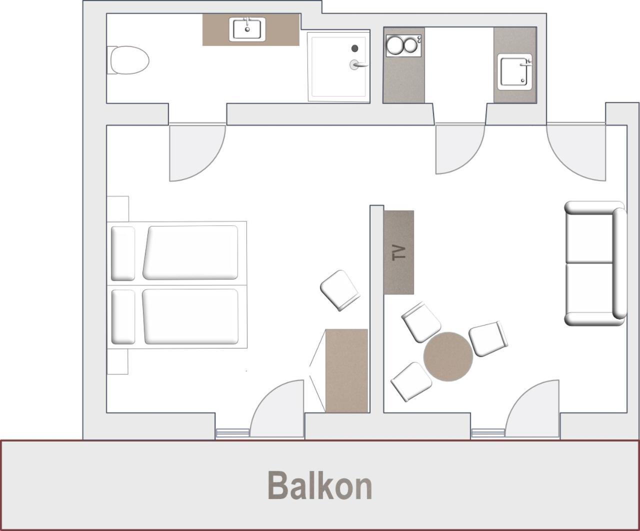 Garni Hotel Walburg Tirolo Room photo